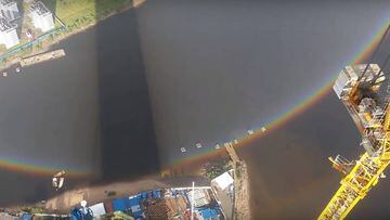 El video que muestra cómo es en realidad un arcoíris