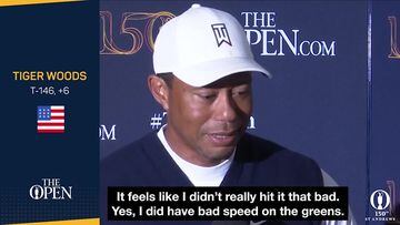 Tiger Woods: “I didn’t feel like I hit it that bad”