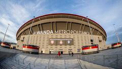 Vista panorámica del Wanda Metropolitano. El Atlético 22-23 no tendrá grandes fichajes ni tampoco grandes salidas.