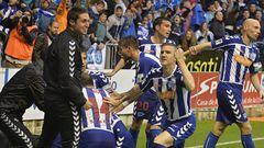 Ascenso del Alavés a primera en la jornada 41 Liga Adelante