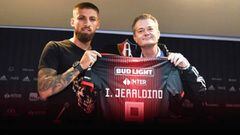 Jeraldino fue presentado en su nuevo club en el extranjero