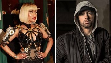 Im&aacute;genes de Nicki Minaj y de Eminem.