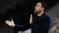 Xavi: "Barcelona are in the Europa League but Napoli are a Champions League rival"
