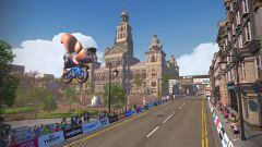 Imagen de uno de los recorridos de Glasgow y Escocia en el nuevo mundo de ciclismo virtual creado por Zwift