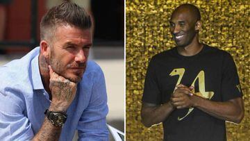 David Beckham and Kobe Bryant 