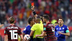 ¡Carrillo se fue expulsado en el partido contra Flamengo!