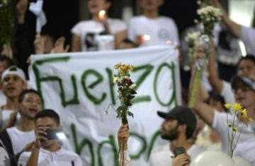 El emocionante homenaje de Atlético Nacional al Chapecoense