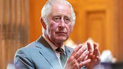 Britain's Prince Charles, Prince of Wales known as the Duke of Rothesay while in Scotland, reacts as he attends a roundtable for the Natasha Allergy Research Foundation seminar to discuss allergies and the environment, at Dumfries House, Cumnock, Scotland, on September 7, 2022. (Photo by Jane Barlow / POOL / AFP) (Photo by JANE BARLOW/POOL/AFP via Getty Images)