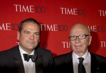 Rupert Murdoch y su hijo Lachlan Murdoch / Reuters