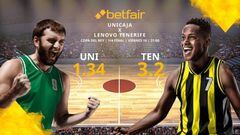 Unicaja Baloncesto vs. Lenovo Tenerife: horario, TV, estadísticas, cuadro y pronósticos