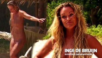 La nadadora ol&iacute;mpica holandesa Inge de Bruijn se desnuda para el reality de TV Ad&aacute;n y Eva