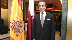 Al Kuwari, embajador de Qatar en Espa&ntilde;a. 