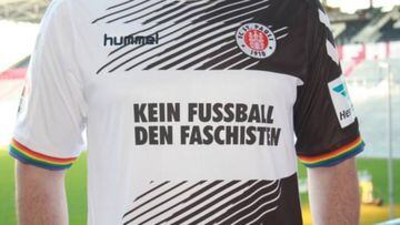 The St Pauli shirt that will be used in tomorrow&#039;s Bundesliga II game