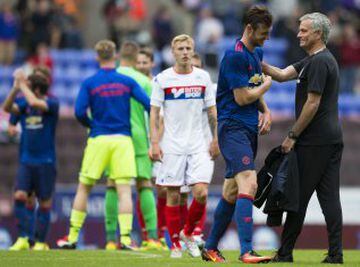 Mourinho gets off to a winning start in Wigan: best photos