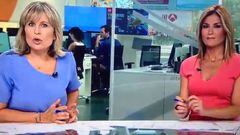 La presentadora de Antena 3 pierde una lentilla en directo