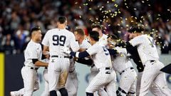 Yankees celebran victoria sobre los Red Sox