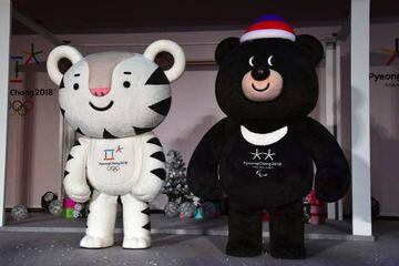 South Korea's mascots for the 2018 Winter Olympics.