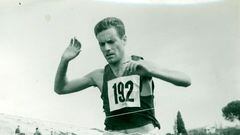 El atleta español Josep Molins, durante una competición.