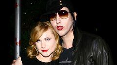 Imagen de Evan Rachel Wood y Marilyn Manson.