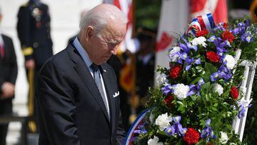 El presidente Joe Biden acudi&oacute; a la ceremonia del Memorial Day para honrar a todos los soldados que perdieron la vida sirviendo al ej&eacute;rcito norteamericano.