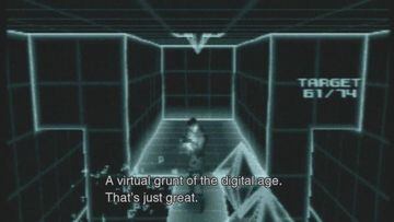 En una de las secuencias del juego en la que se habla de la experiencia de combate de Raiden se muestra gameplay de Metal Gear Solid: VR Missions