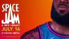 Poster de la pel&iacute;cula de Space Jam 2 , con LeBron James. 