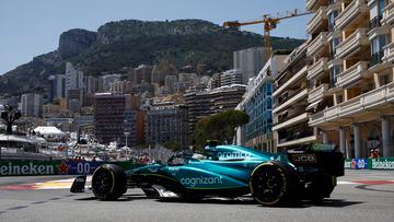 Formula One F1 - Monaco Grand Prix - Circuit de Monaco, Monte Carlo, Monaco - May 26, 2023 Aston Martin's Fernando Alonso during practice REUTERS/Stephane Mahe