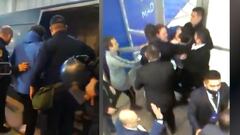 Ataque de locura de Gabi Milito: ¡lo sacó la policía!