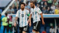 El atacante argentino fue cuestionado sobre la posibilidad de ver a su excompañero de selección en el fútbol estadounidense en los próximos años.