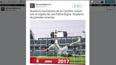 El técnico de la Vinotinto, Dudamel, pone el alto a Maduro