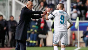 Zidane: "¿Benzema? No está sufriendo; es como yo, no habla..."