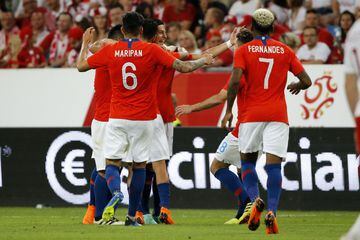Lo mejor del choque entre Polonia y Chile