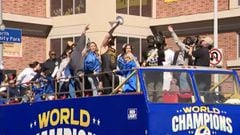 L.A. Rams victory parade live online: watch Stafford and McVay celebrate Super Bowl triumph