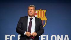 Barcelona president Joan Laporta spoke on Thursday, covering a wide range of topics including the club’s finances, signings, Xavi and the European Super League.