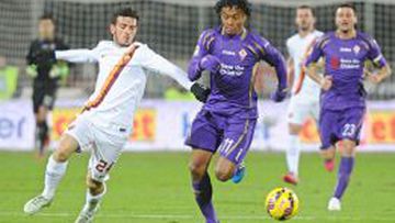 Fiorentina, con Cuadrado, empat&oacute; en casa contra la Roma