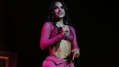 NEW YORK, NEW YORK - SEPTEMBER 15: Becky G performs during the Mi Casa, Tu Casa Tour at the United Palace Theater on September 15, 2023 in New York City. (Photo by Udo Salters Photography/Getty Images)