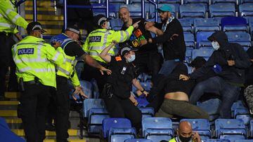 Leicester vs. Napoli followed by clashes ending in arrest of nine