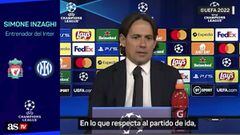 Inzaghi previo al Liverpool: "Venimos con confianza"