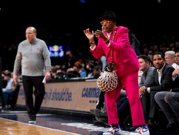 Spike Lee seguidor de los New York Knicks. 