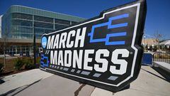 BIRMINGHAM, AL - MARCH 18: Detail image of March Madness signage before the Auburn Tigers and Houston Cougars matchup during the second round of the 2023 NCAA Men's Basketball Tournament held at Legacy Arena at the BJCC on March 18, 2023 in Birmingham, Alabama. (Photo by Andy Hancock/NCAA Photos via Getty Images)
