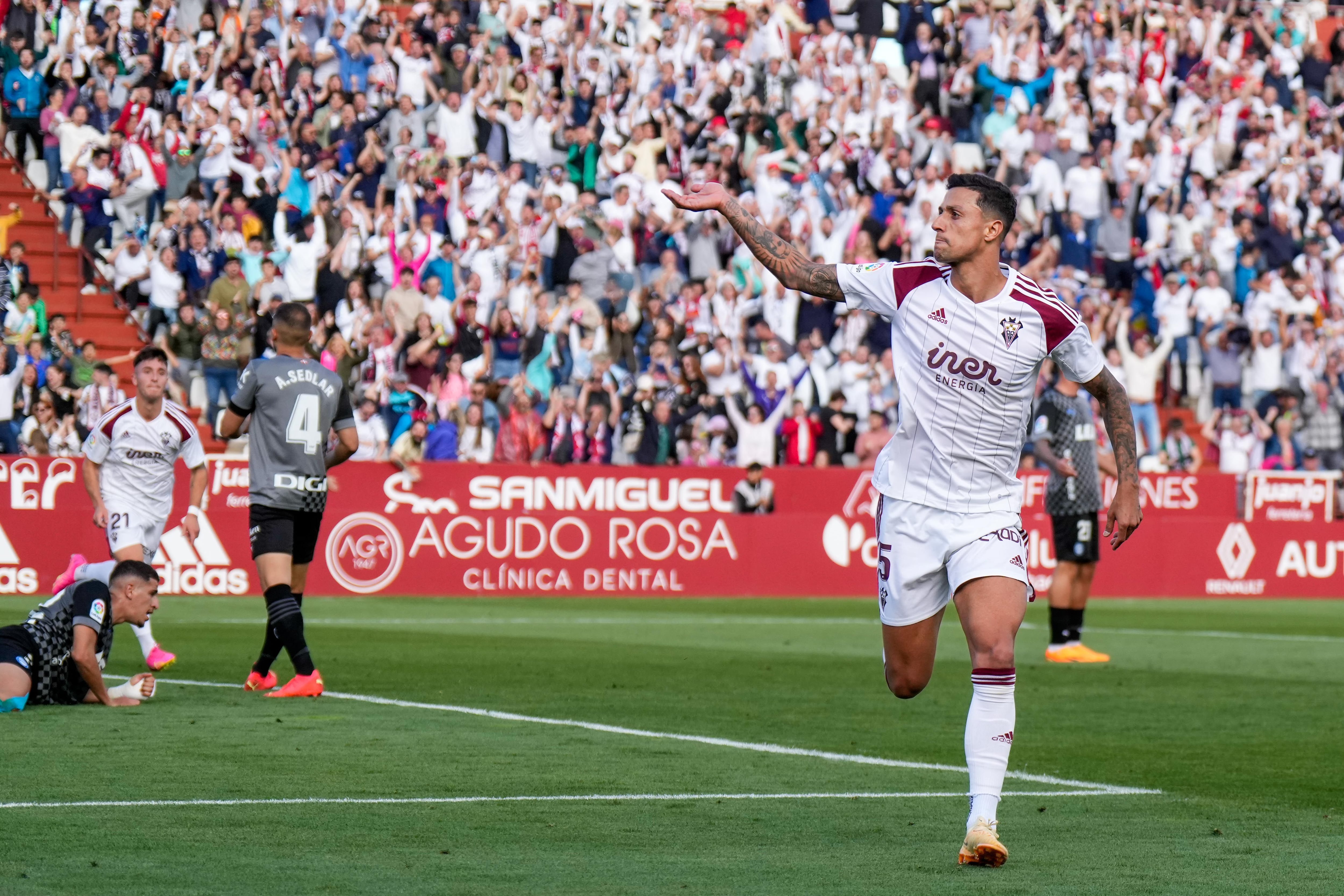 14/05/23 PARTIDO SEGUNDA DIVISION 
ALBACETE - ALAVES 
ALEGRIA GOL 1-0 MESA  ALEGRIA 
