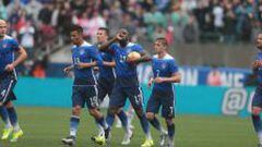 Altidore celebrando el gol que marc&oacute; ante Islandia. 