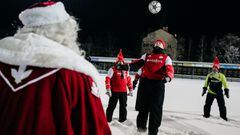 El FC Santa Claus, el equipo de la Navidad.