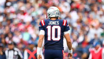 How long will the Patriots’ QB Mac Jones be out for after injuring his left leg?