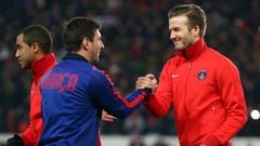 David Beckham was full of praise for Paris Saint-Germain and Argentina star Lionel Messi in an interview with ESPN.