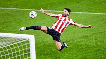 Raul Garcia of Athletic Club scoring his goal during the Spanish league, La Liga Santander, football match played between Athletic Club and Getafe CF at San Mames stadium on January 25, 2021 in Bilbao, Spain. AFP7  25/01/2021 ONLY FOR USE IN SPAIN