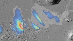 El agua enterrada bajo la superficie de Marte podría cubrir el planeta entero si se descongelara