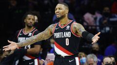 Portland Trail Blazers&#039; Damian Lillard ccontinues to struggle, but the star point guard welcomes the challenge seeing it as an opportunity to show character.
