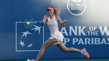 Sharapova battles through in first US match for two years