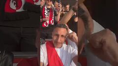 Vídeo: ‘Chaco’ Giménez no aguantó las lágrimas al ver a Santiago campeón con el Feyenoord